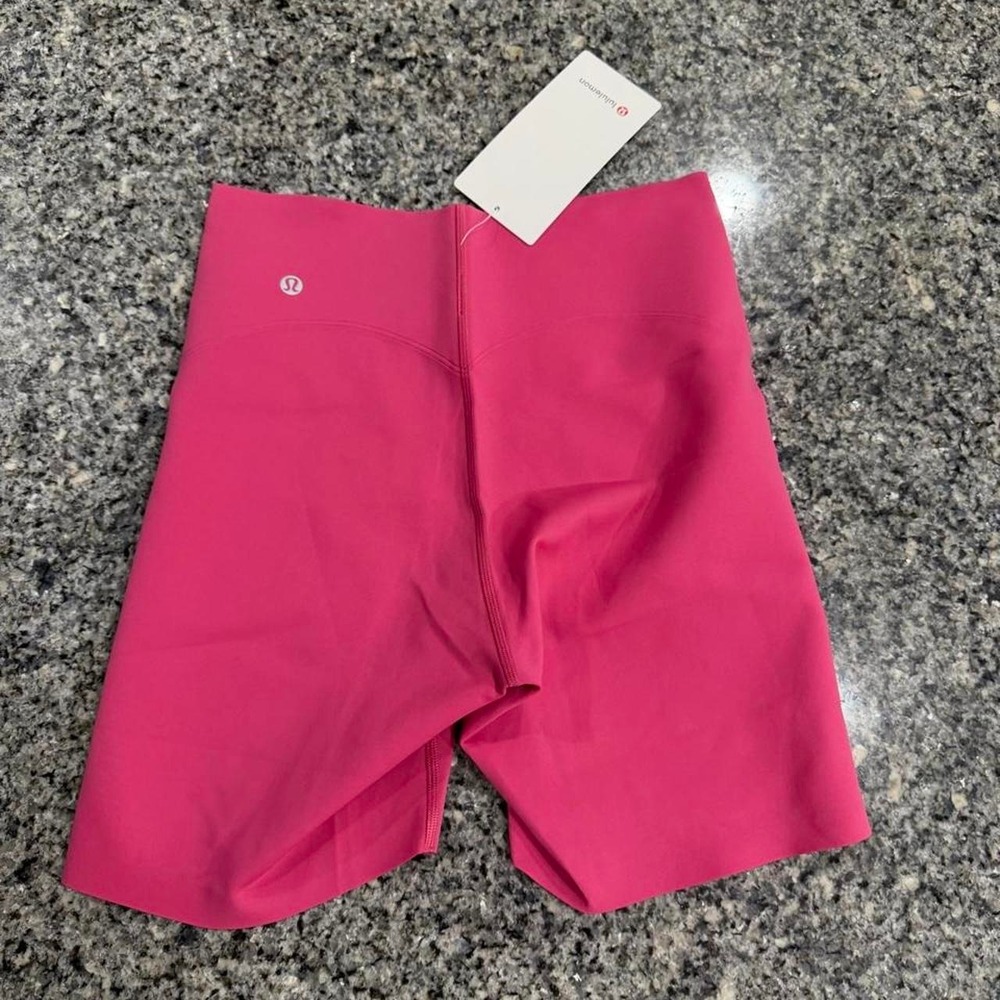 Lululemon Glow Up Super-High-Rise Short 6" Raspberry Coulis